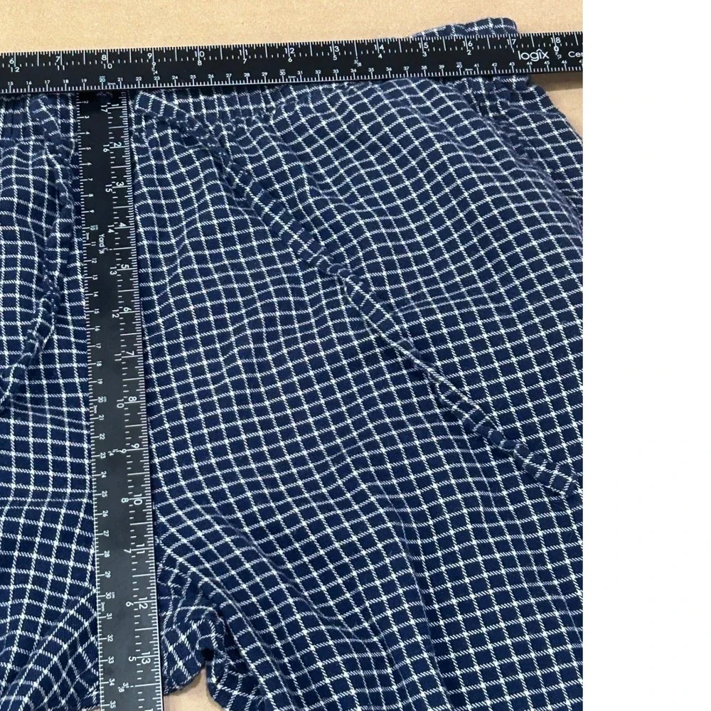 J.Crew Blue Plaid Pajama Pants Mens Large